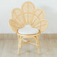 Handmade Rattan Flower Chair for Kids – Blossom Bloom Rattan Chair – Handwoven Flower Chair for Kids and Dolls| Boho Nursery & Playroom Furniture