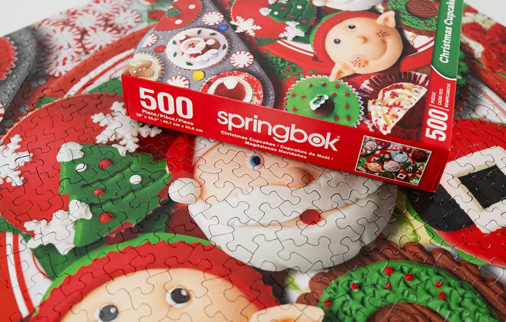 Christmas Cupcakes 500 Piece Jigsaw Puzzle | Springbok Puzzles