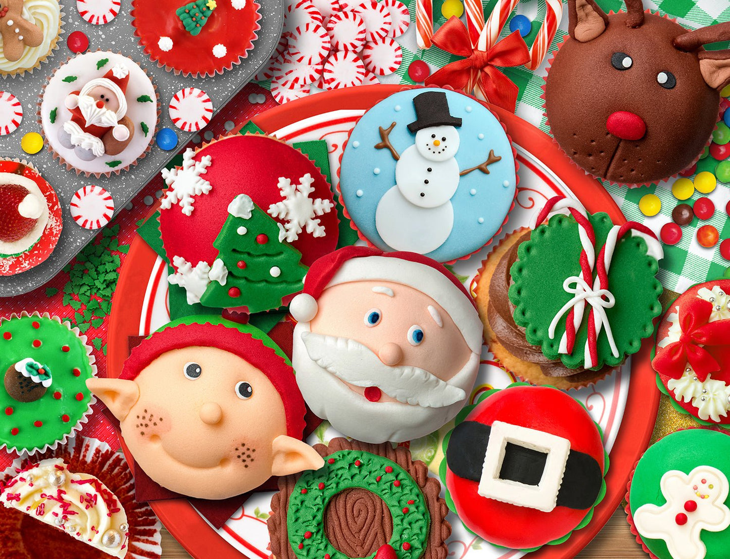 Christmas Cupcakes 500 Piece Jigsaw Puzzle | Springbok Puzzles
