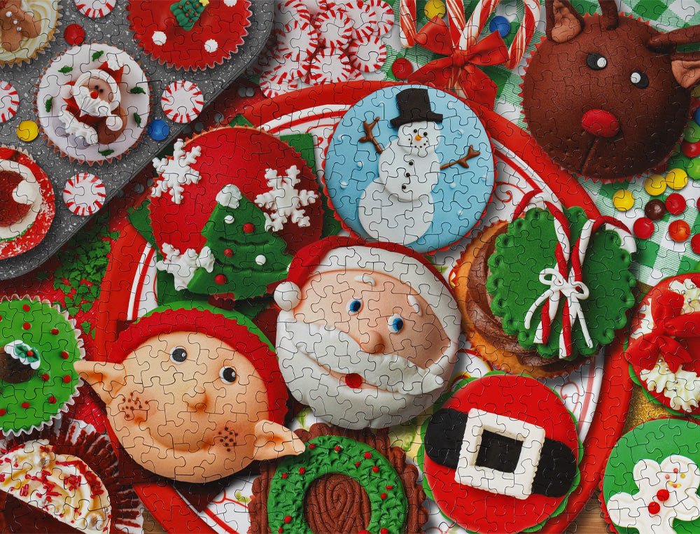 Christmas Cupcakes 500 Piece Jigsaw Puzzle | Springbok Puzzles