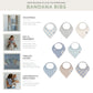 Cloud Bandana Bib Set (8 pack)