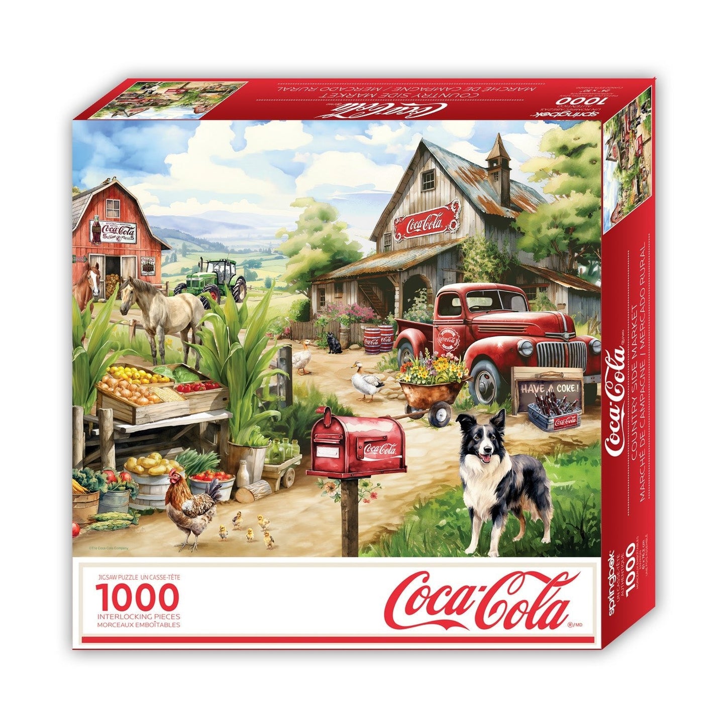 Country Side Market 1000 Piece Jigsaw Puzzle | Springbok Puzzles