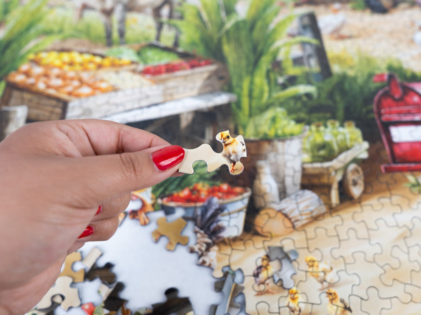 Country Side Market 1000 Piece Jigsaw Puzzle | Springbok Puzzles