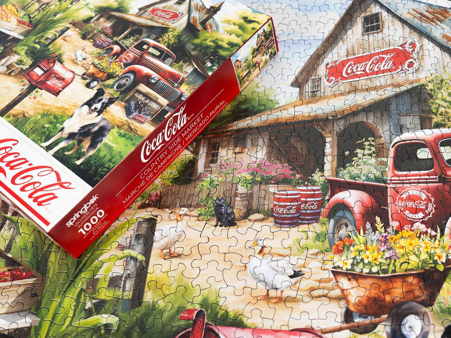 Country Side Market 1000 Piece Jigsaw Puzzle | Springbok Puzzles