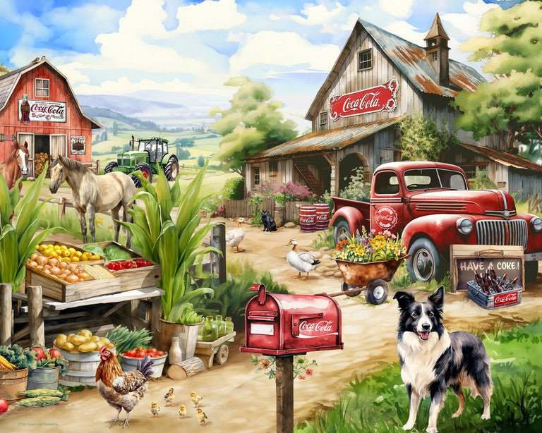 Country Side Market 1000 Piece Jigsaw Puzzle | Springbok Puzzles