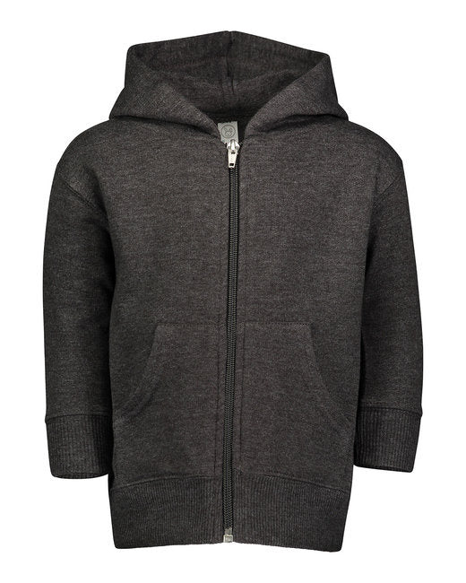Infant Zip Fleece Hoodie - Heather - 6Mos(D0102H2Hp5G)
