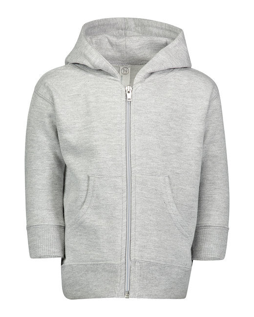 Infant Zip Fleece Hoodie - Heather - 6Mos(D0102H7Mdcj)