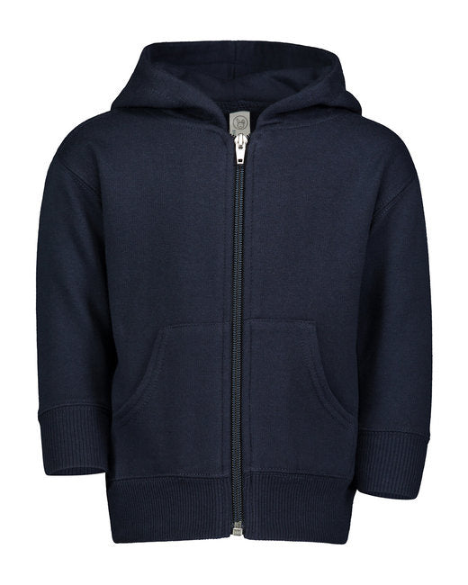 Infant Zip Fleece Hoodie - Heather - 6Mos(D0102H7Mdcp)