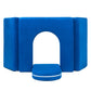 Jaxx Zipline Playscape Castle Gate - Playtime Furniture For Imaginative Kids, Blueberry