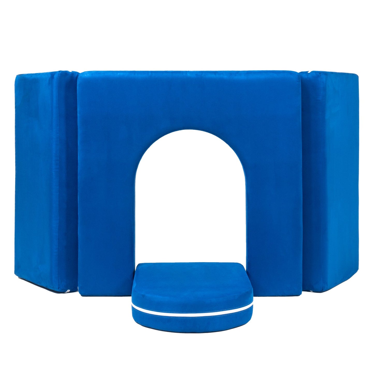 Jaxx Zipline Playscape Castle Gate - Playtime Furniture For Imaginative Kids, Blueberry