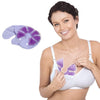 Purple Soothing Gel Pads For Breastfeeding In Section Postpartum Essentials Kit Of 2 Pairs Pads With Covers Reusable After Birth