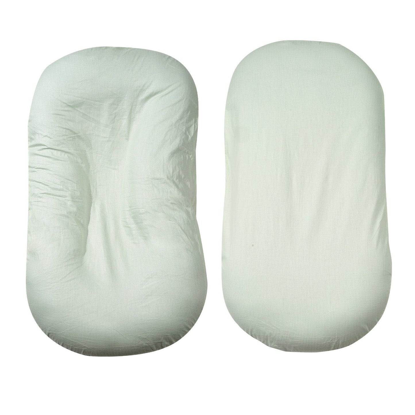 Vevor Baby Infant Lounger 100% Cotton Soft Newborn Nest Sleeper With 2 Covers