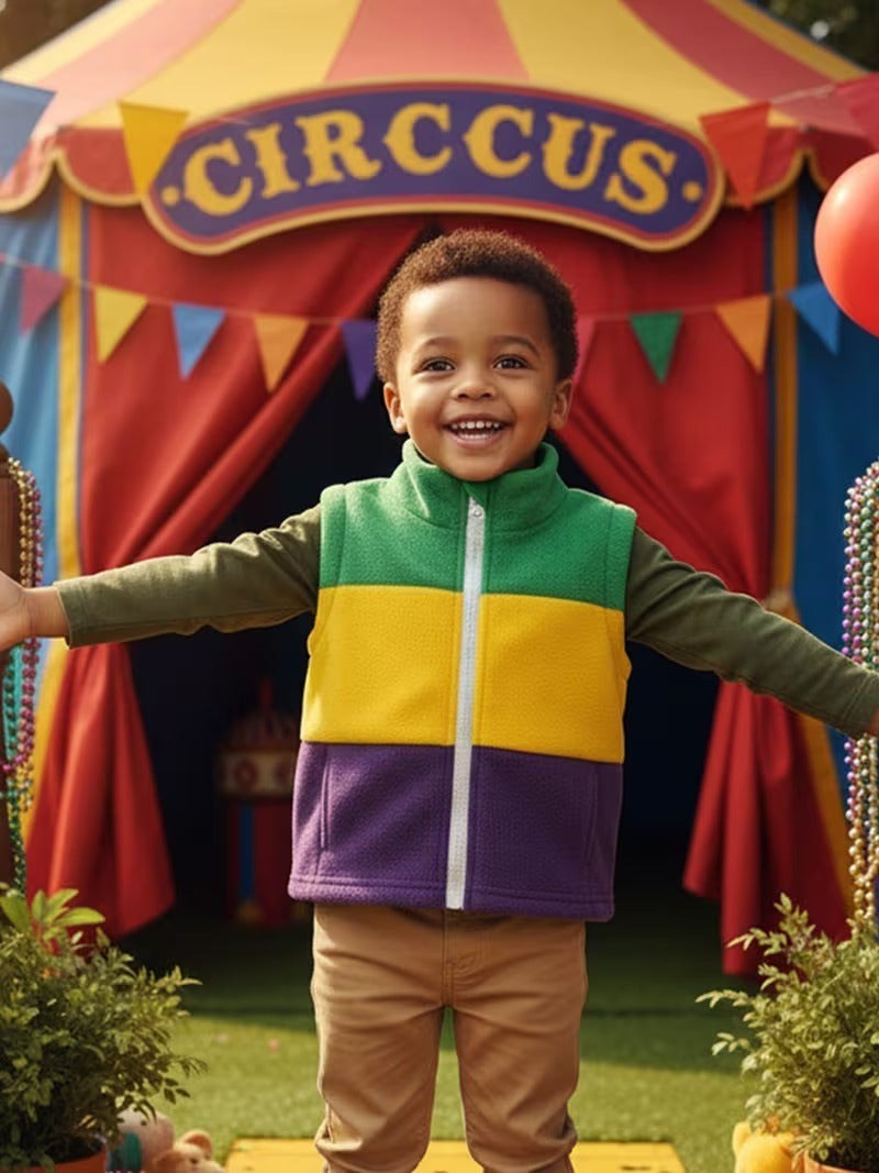 Kids Mardi Gras Vest