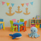 The Seaside Anchor – Boho Rattan Wall Hanging for Nurseries, Kids Rooms and Ocean Lovers