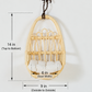 Boho Rattan Doll Wall Chair – Handwoven Nursery Wall Decor & Pretend Play Seat for Girls