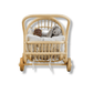Rattan Doll Stroller – Handmade Boho Doll Pram for Imaginative Play