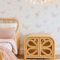 Rattan Doll Clothes Wardrobe | Boho Butterfly Dresser for Kids | Eco-Friendly Nursery Decor
