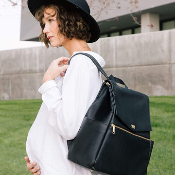 Freshly Picked Ebony Classic Diaper Bag II (Open Box)