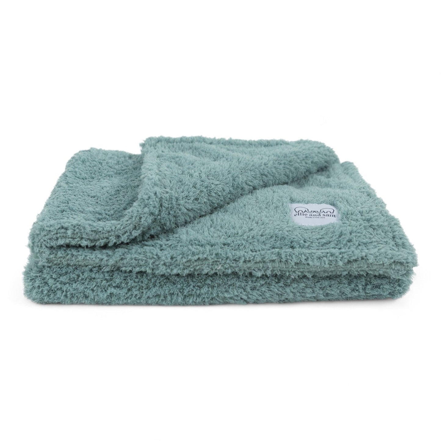 Classic Baby Blanket in Chenille Cozy, Sage