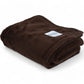Luxury Baby Blanket in Luxe Plush, Chocolate