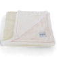 Luxury Duo Baby Blanket in Luxe Plush, Pink - Ivory