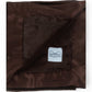 Luxury Baby Blanket with Satin Trim in Luxe Plush, Chocolate
