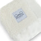 Classic Baby Lovey with Satin Trim in Chenille Cozy, Ivory