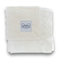 Luxury Baby Lovey with Satin Trim in Luxe Plush, Ivory