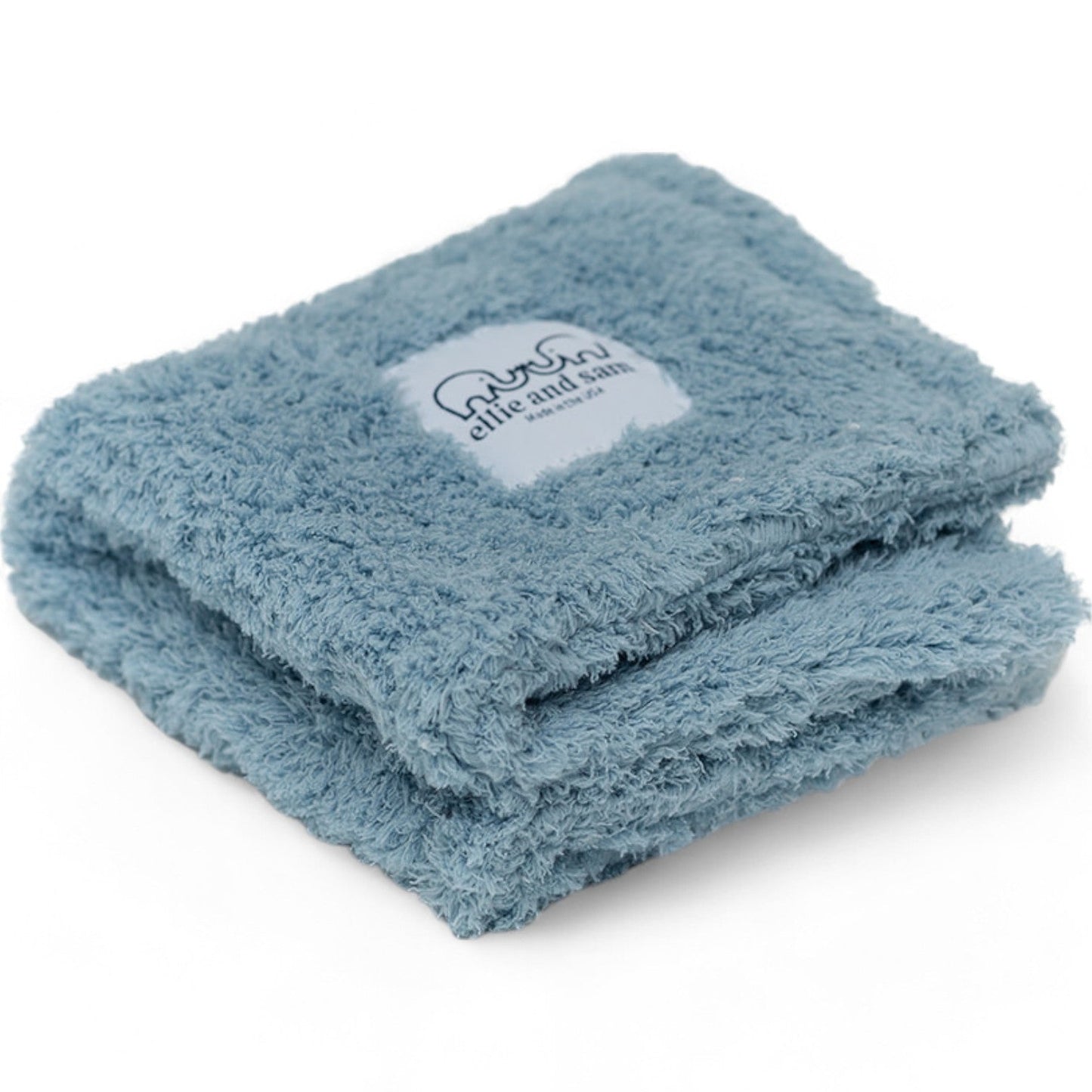 Classic Baby Lovey in Chenille Cozy, Powder Blue