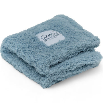 Classic Baby Lovey in Chenille Cozy, Powder Blue