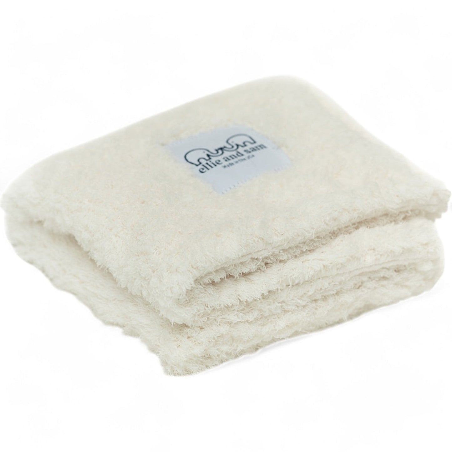 Classic Baby Lovey in Chenille Cozy, Ivory