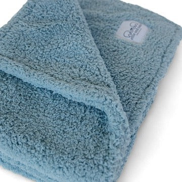 Classic Baby Lovey in Chenille Cozy, Powder Blue