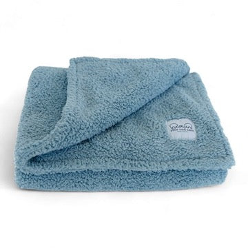 Classic Baby Lovey in Chenille Cozy, Powder Blue
