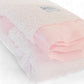 Classic Baby Blanket with Satin Trim in Chenille Cozy, Pink