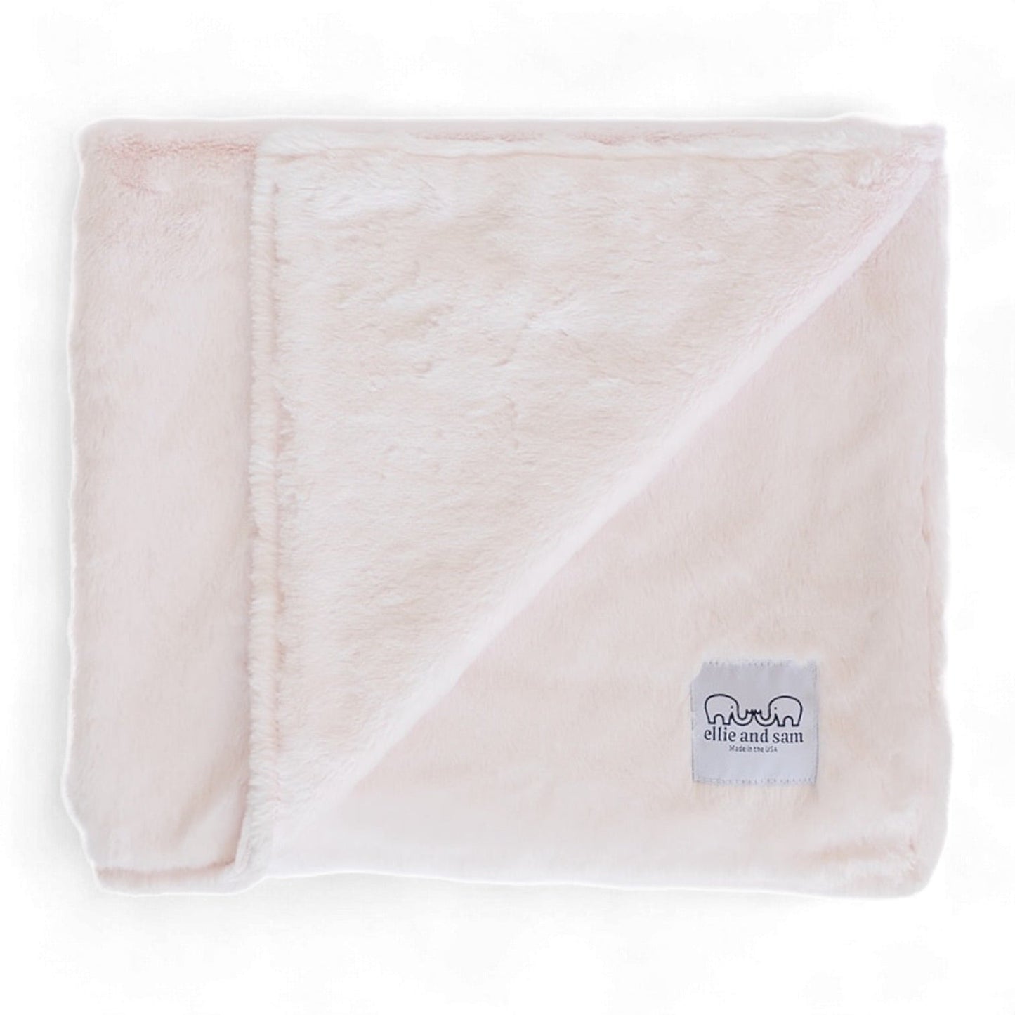 Luxury Baby Blanket in Luxe Plush, Pink