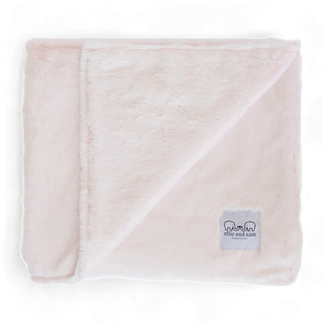 Luxury Baby Blanket in Luxe Plush, Pink