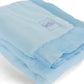 Luxury Baby Blanket with Satin Trim in Luxe Plush, Blue