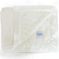 Luxury Baby Blanket with Satin Trim in Luxe Plush, Ivory