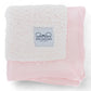 Classic Baby Lovey with Satin Trim in Chenille Cozy, Pink