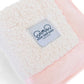 Classic Baby Lovey with Satin Trim in Chenille Cozy, Pink