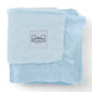 Luxury Baby Lovey with Satin Trim in Luxe Plush, Blue
