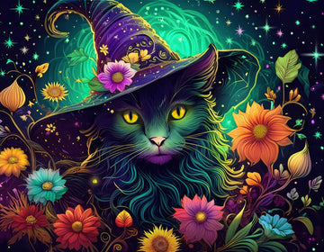 Enchanted Cat 1000 Piece Jigsaw Puzzle | Springbok Puzzles