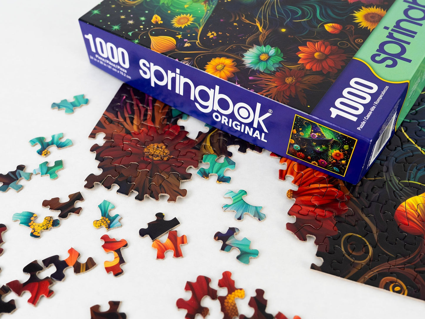 Enchanted Cat 1000 Piece Jigsaw Puzzle | Springbok Puzzles