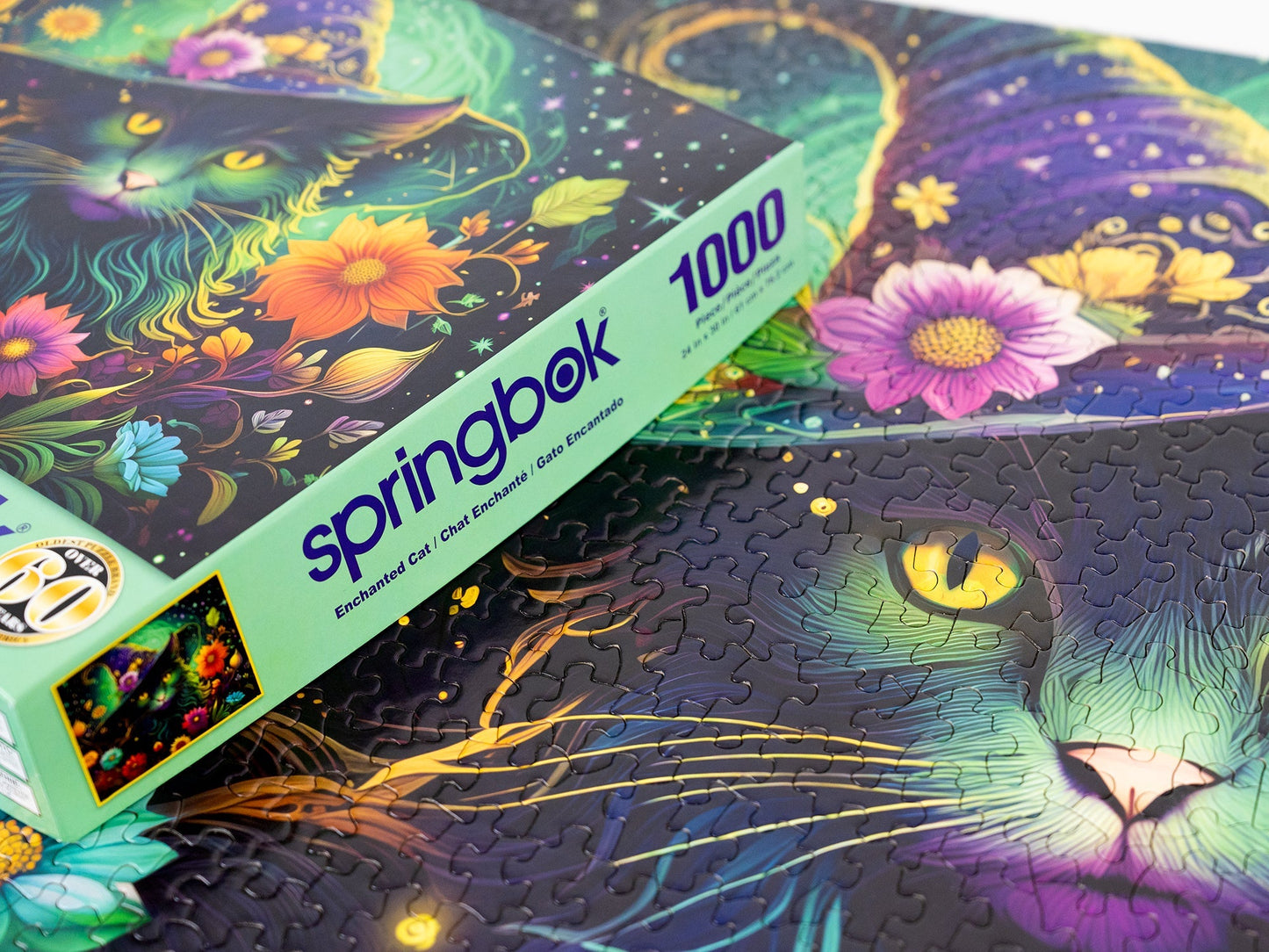 Enchanted Cat 1000 Piece Jigsaw Puzzle | Springbok Puzzles