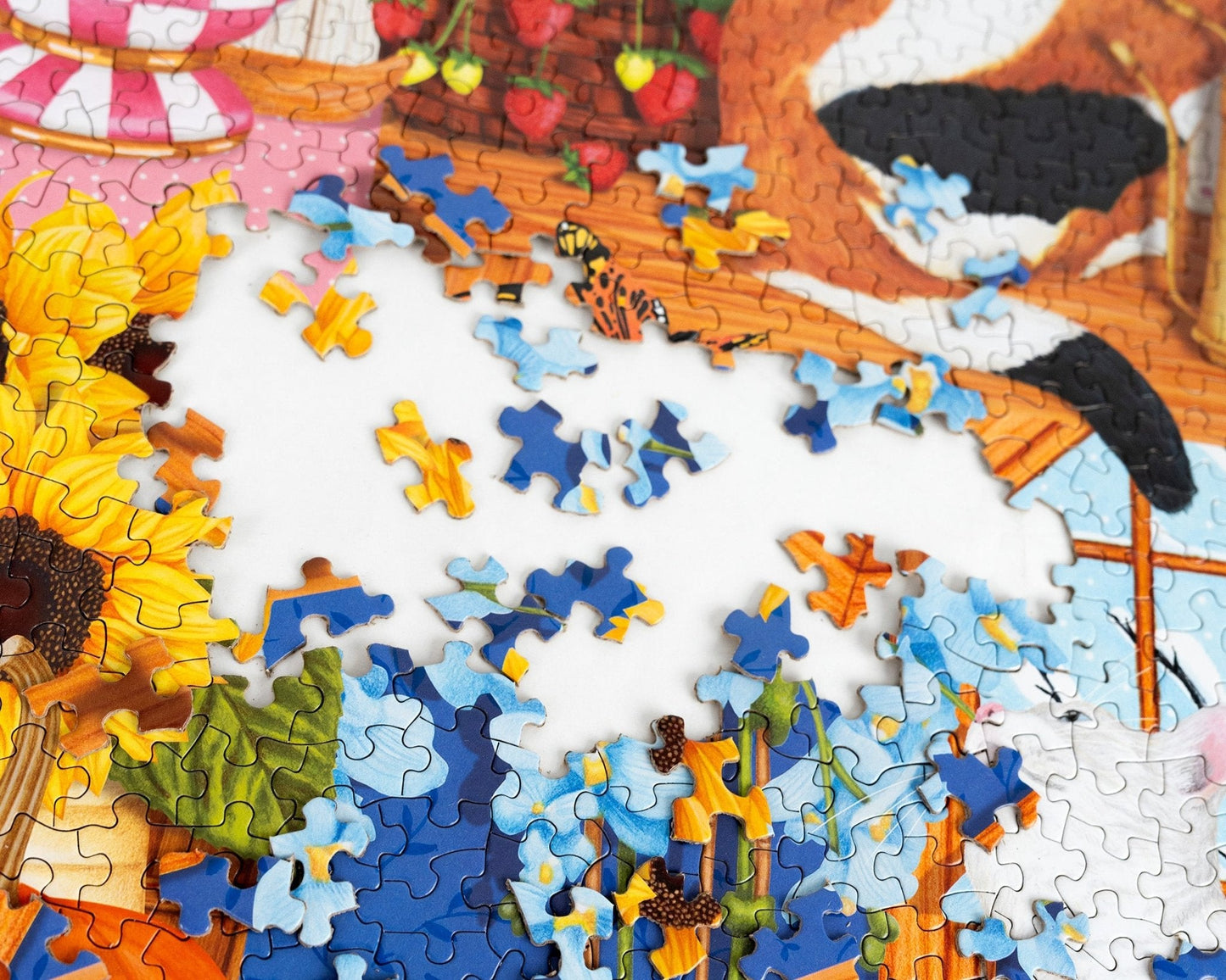 Four Seasons of Cats 1000 Piece Jigsaw Puzzle | Springbok Puzzles