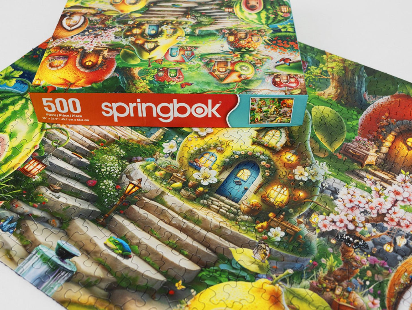 Fruitful Dream Village 500 Piece Jigsaw Puzzle | Springbok Puzzles