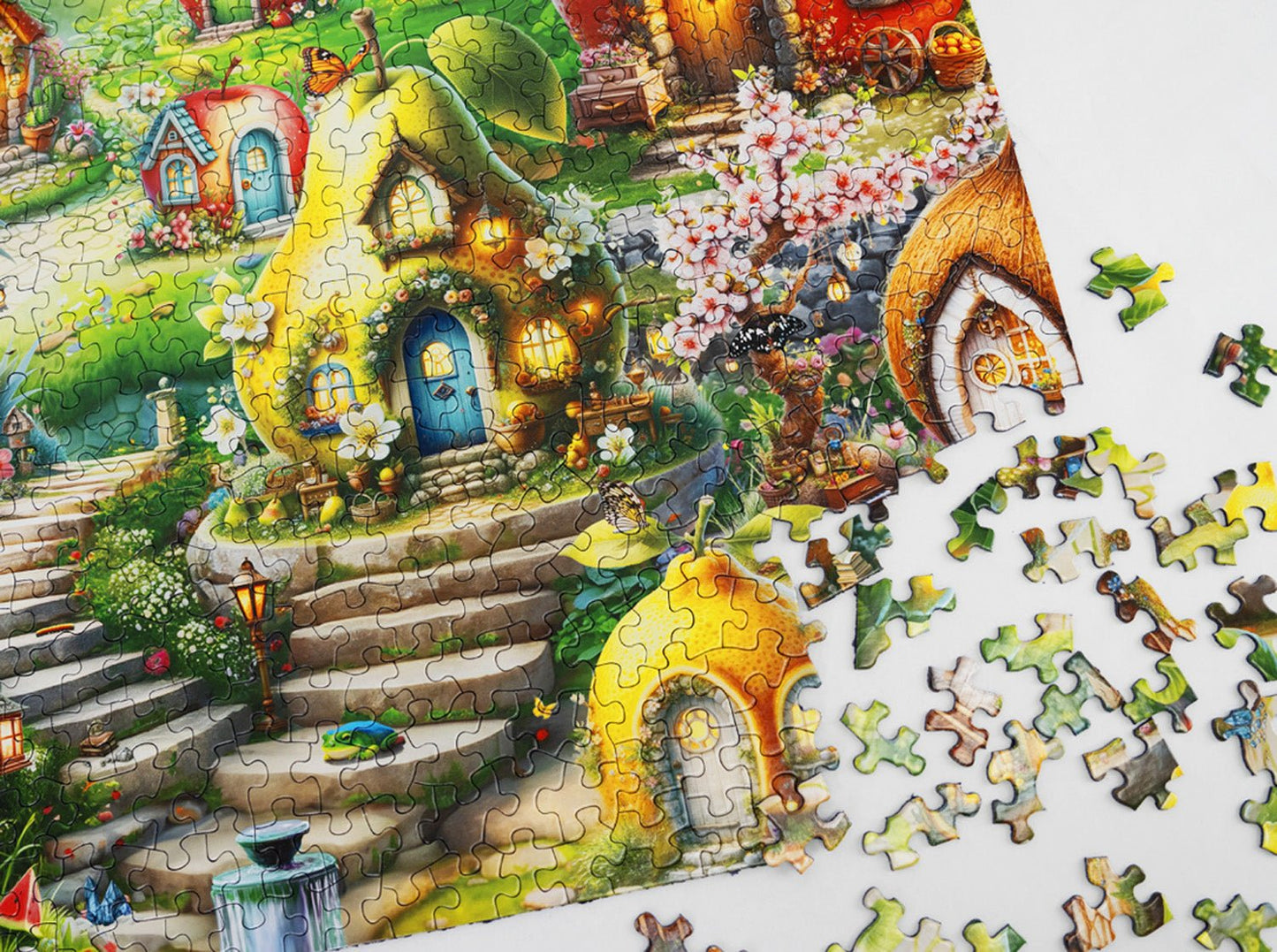 Fruitful Dream Village 500 Piece Jigsaw Puzzle | Springbok Puzzles