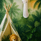 Rattan Giraffe Wall Decor – Boho Nursery & Kids Room Wall Art | Handmade Safari Animal Decor