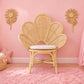 Handmade Rattan Flower Chair for Kids – Blossom Bloom Rattan Chair – Handwoven Flower Chair for Kids and Dolls| Boho Nursery & Playroom Furniture