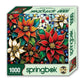 Glazing Poinsettias 1000 Piece Jigsaw Puzzle | Springbok Puzzles